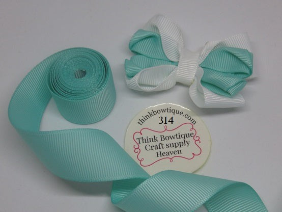 Make hair bows with 314 Aqua grosgrain ribbon Australia