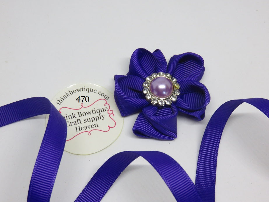 470 Regal purple grosgrain ribbon Australia