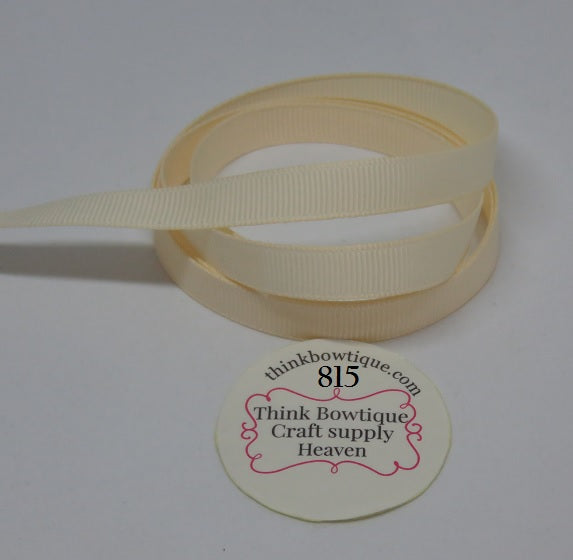815 Cream Grosgrain ribbon Australia