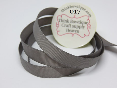 017 Metal grey Grosgrain ribbon Australia