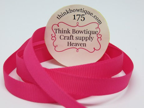 175 Shocking pink Grosgrain ribbon Australia