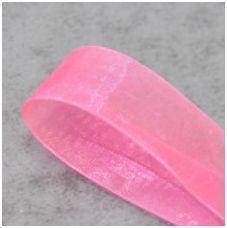 175 Shocking pink 25mm Organza ribbon