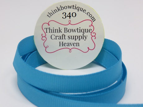 340 Turquoise Grosgrain ribbon Australia – Think Bowtique