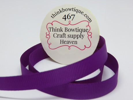 467 Ultra Violet  Grosgrain ribbon Australia