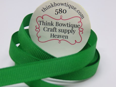 580 Emerald Grosgrain ribbon Australia