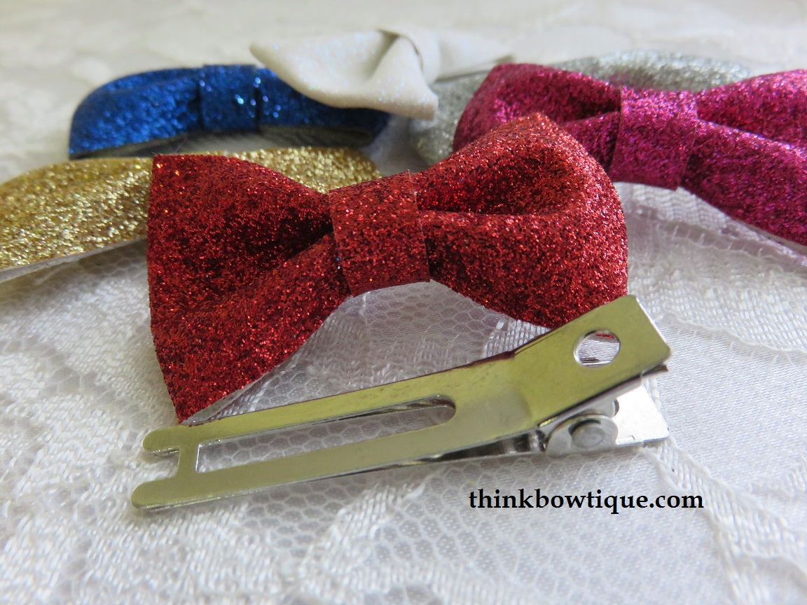 5cm Glitter bow Australia