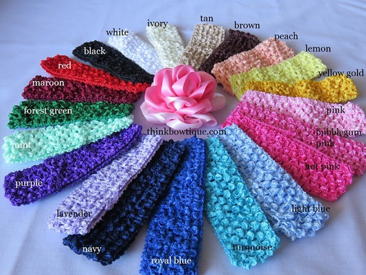 1.5" Crochet headbands
