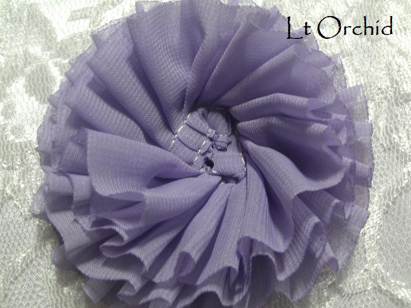 Parisian chiffon flower NO CENTRE